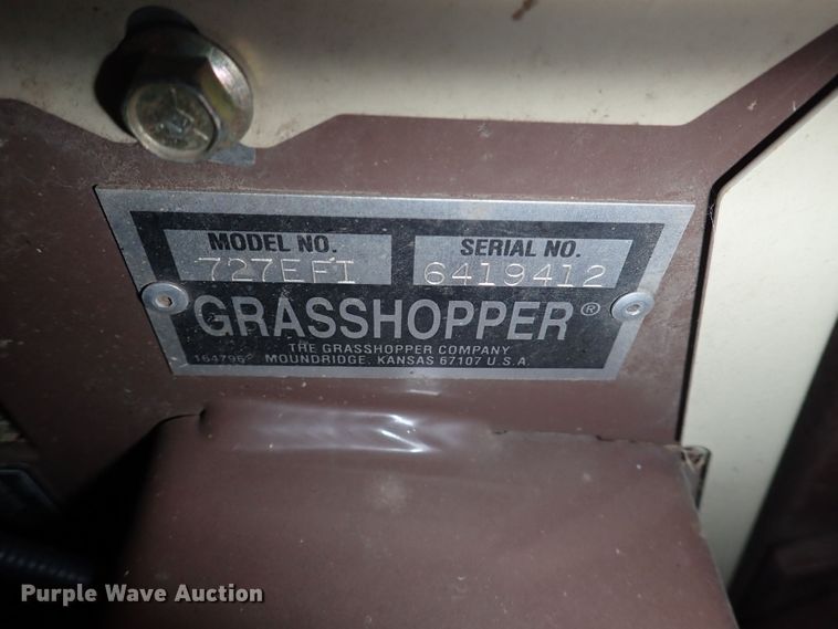 image for item DE0912 Grasshopper 727K ZTR lawn mower