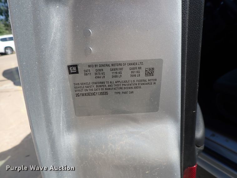 image for item DE5508 2012 Chevrolet Impala