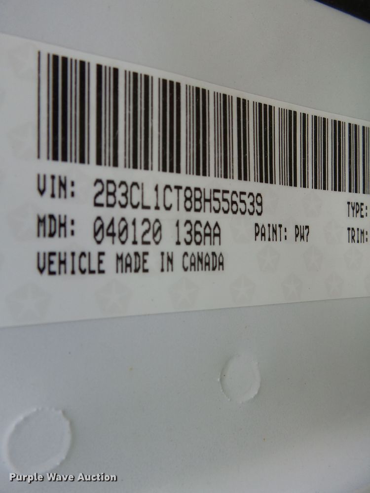 image for item DE7924 2011 Dodge Charger Police