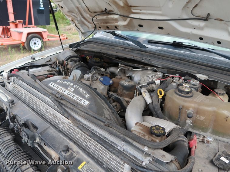 image for item DG4081 2008 Ford F550 Super Duty XL Crew Cab flatbed truck