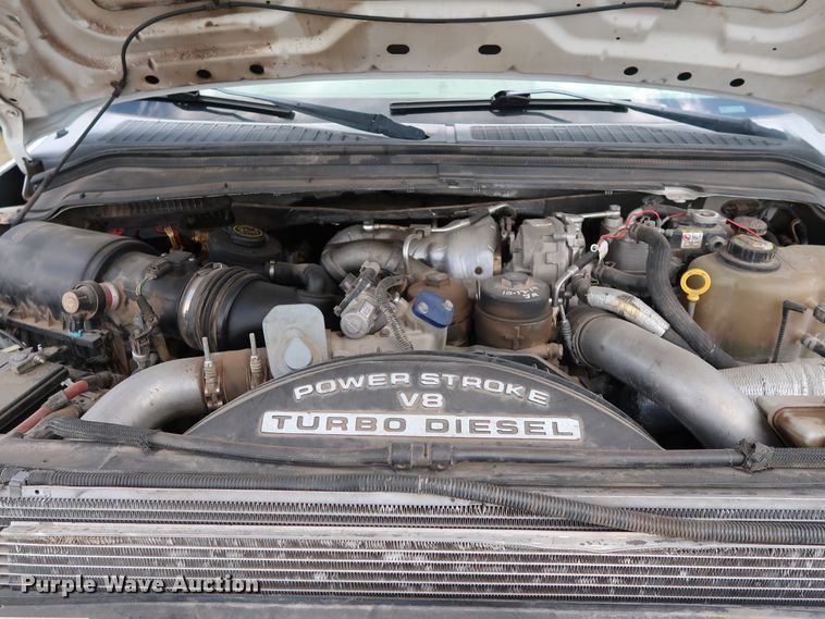 image for item DG4081 2008 Ford F550 Super Duty XL Crew Cab flatbed truck