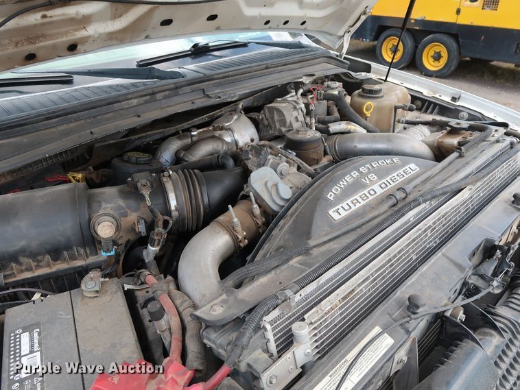 image for item DG4081 2008 Ford F550 Super Duty XL Crew Cab flatbed truck