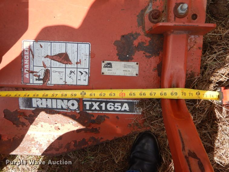image for item DI1755 Rhino TX165A batwing rotary mower