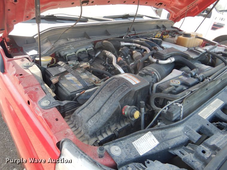 image for item DI2260 2011 Ford F350 Super Duty SuperCab flatbed pickup truck