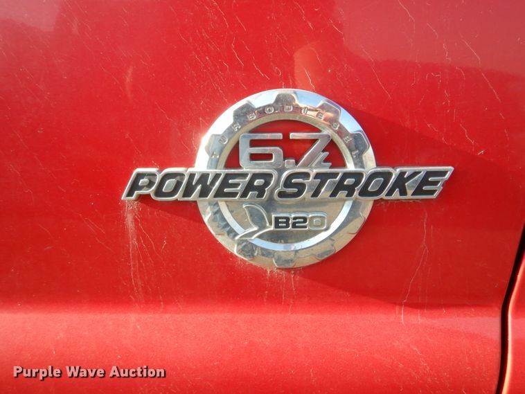 image for item DI2260 2011 Ford F350 Super Duty SuperCab flatbed pickup truck