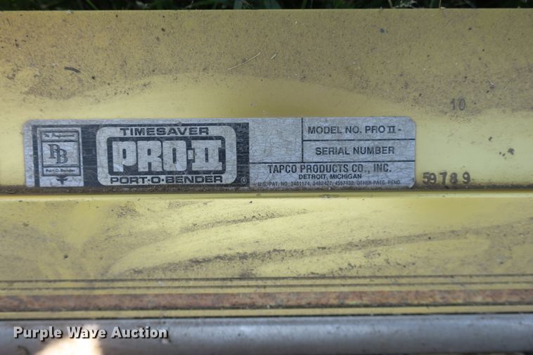 image for item EA9370 Port-O-Bender Pro II bender