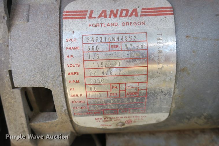 image for item EA9372 Landa HOT2-11021D hot pressure washer