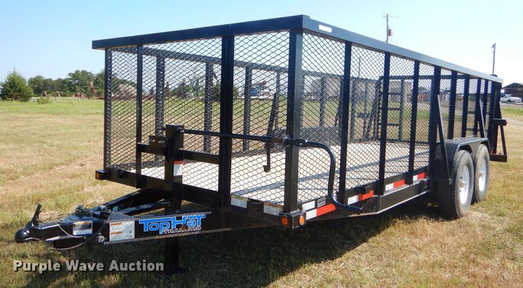 image for item FC9759 2012 Top Hat HH20X7-14E-F utility trailer