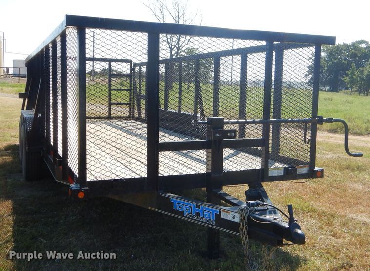 image for item FC9759 2012 Top Hat HH20X7-14E-F utility trailer