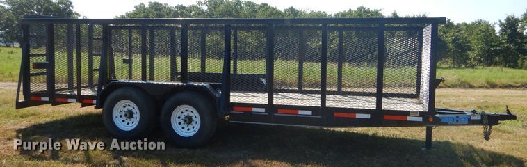 image for item FC9759 2012 Top Hat HH20X7-14E-F utility trailer