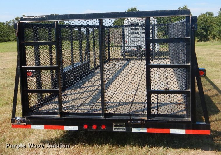 image for item FC9759 2012 Top Hat HH20X7-14E-F utility trailer