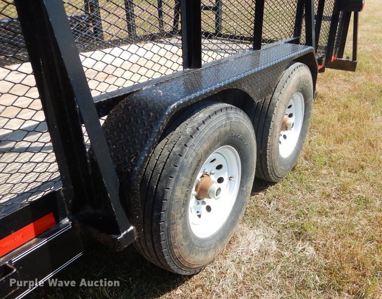 image for item FC9759 2012 Top Hat HH20X7-14E-F utility trailer