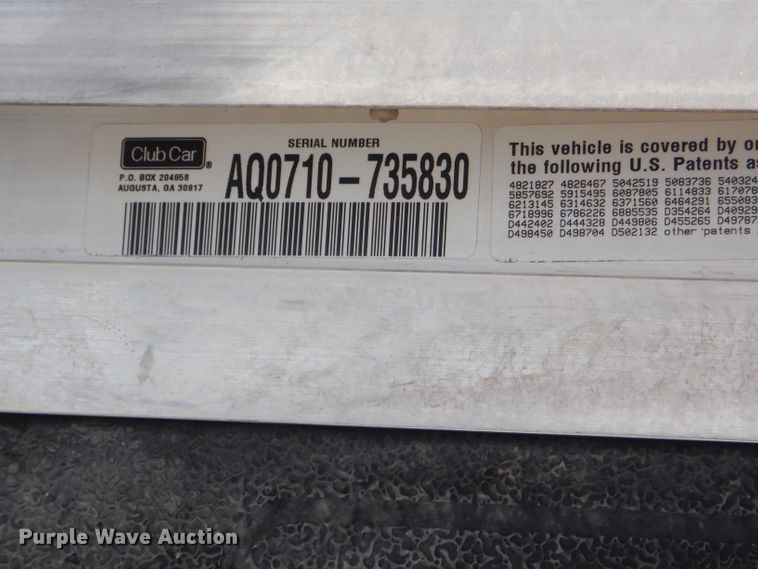 image for item FC9804 2007 Club Car DS golf cart