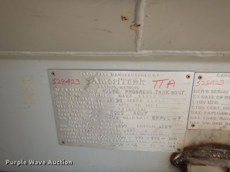 image for item FC9812 1992 International 4900 fuel truck