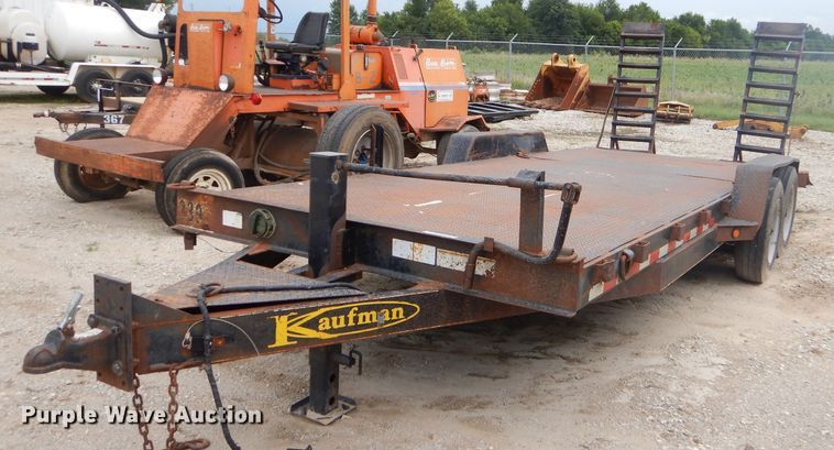 image for item FC9815 2009 Kaufman equipment trailer