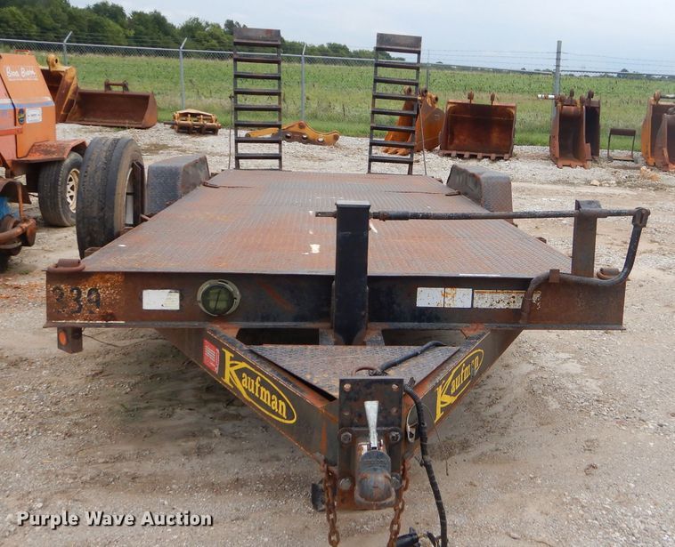 image for item FC9815 2009 Kaufman equipment trailer