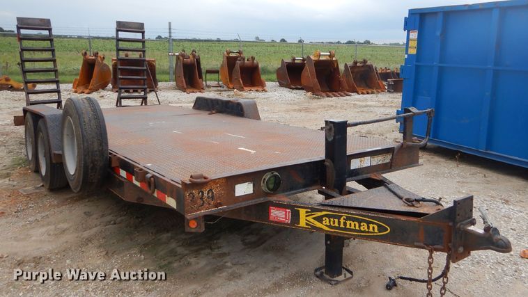 image for item FC9815 2009 Kaufman equipment trailer