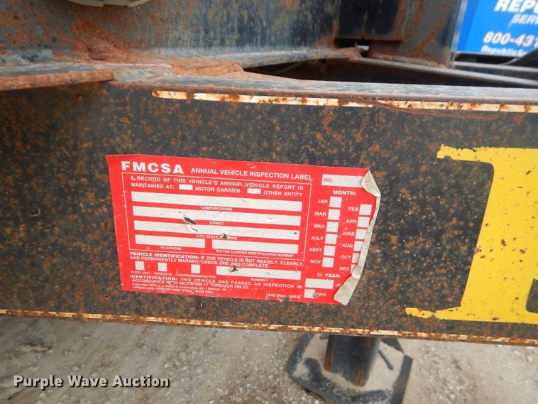 image for item FC9815 2009 Kaufman equipment trailer