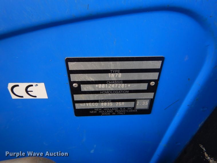 image for item FC9820 New Holland TN70 tractor