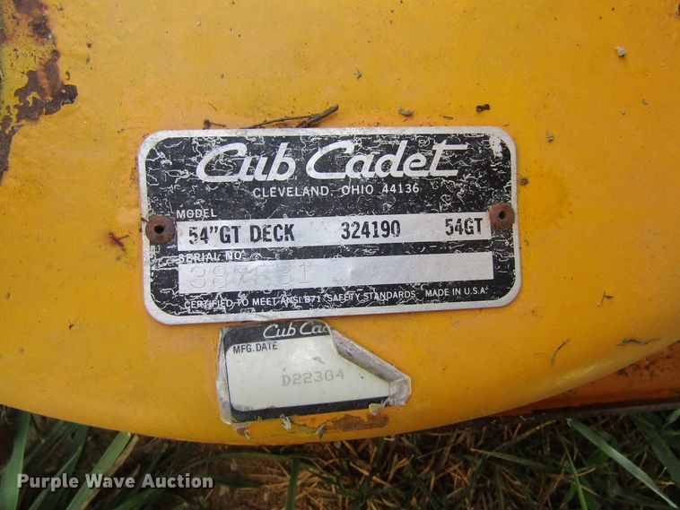 image for item FD9268 Cub Cadet 2084 143-733-100 lawn mower