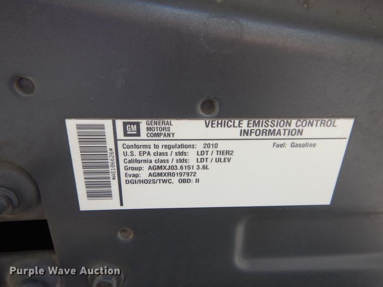 image for item FI9985 2010 Chevrolet Traverse SUV