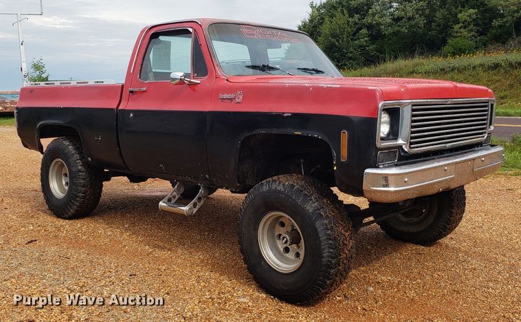 image for item FW9500 1978 Chevrolet Scottsdale 10 pickup truck