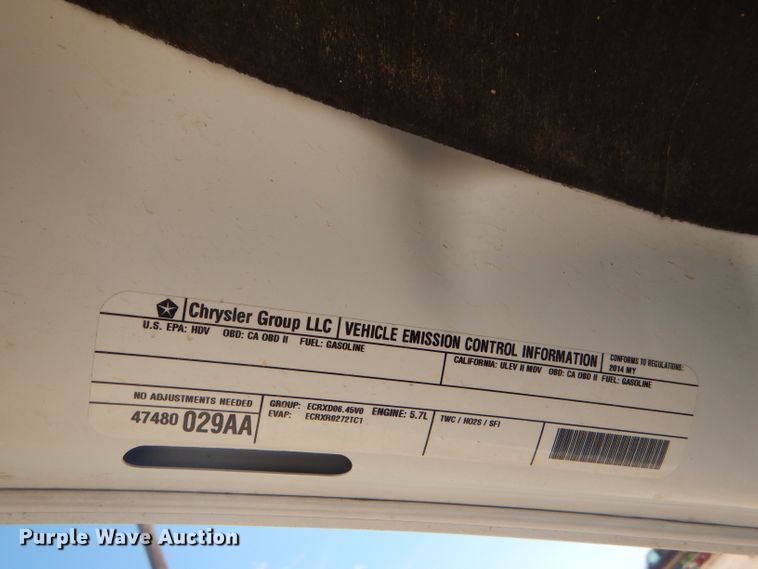 image for item FY9684 2014 Dodge Ram 2500 Crew Cab pickup truck