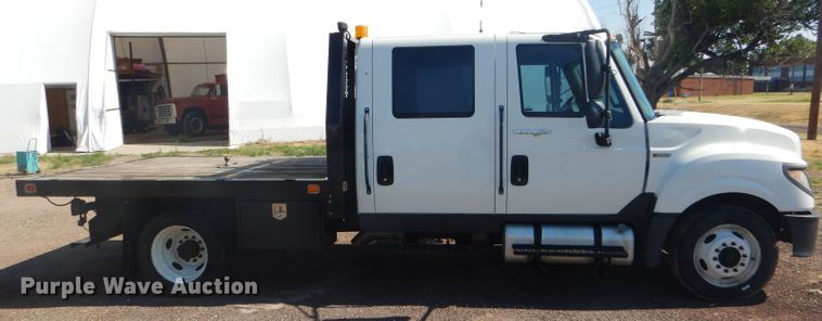 image for item FY9686 2012 International TerraStar Crew Cab flatbed truck