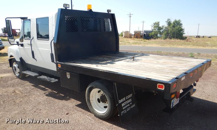 image for item FY9686 2012 International TerraStar Crew Cab flatbed truck