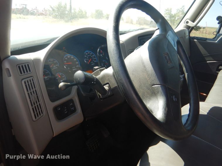 image for item FY9686 2012 International TerraStar Crew Cab flatbed truck