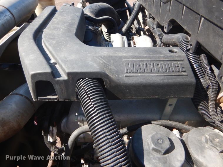 image for item FY9686 2012 International TerraStar Crew Cab flatbed truck