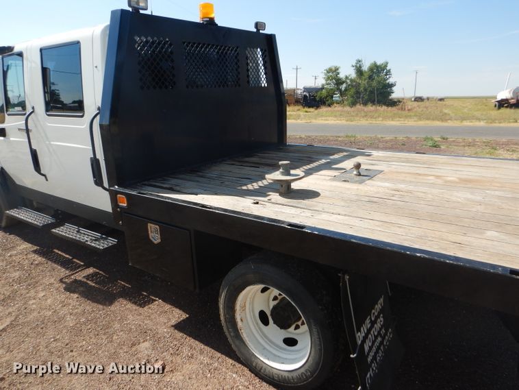 image for item FY9686 2012 International TerraStar Crew Cab flatbed truck