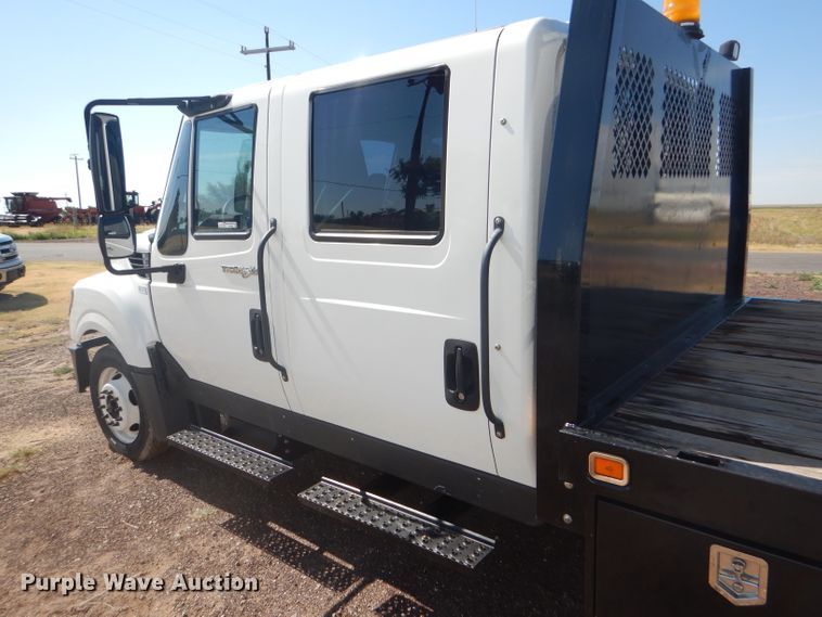 image for item FY9686 2012 International TerraStar Crew Cab flatbed truck