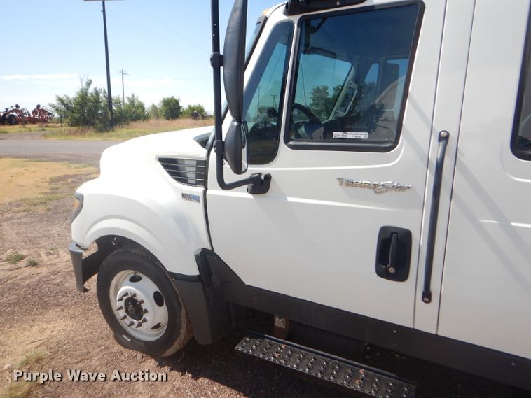 image for item FY9686 2012 International TerraStar Crew Cab flatbed truck