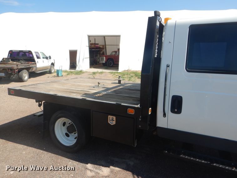 image for item FY9686 2012 International TerraStar Crew Cab flatbed truck