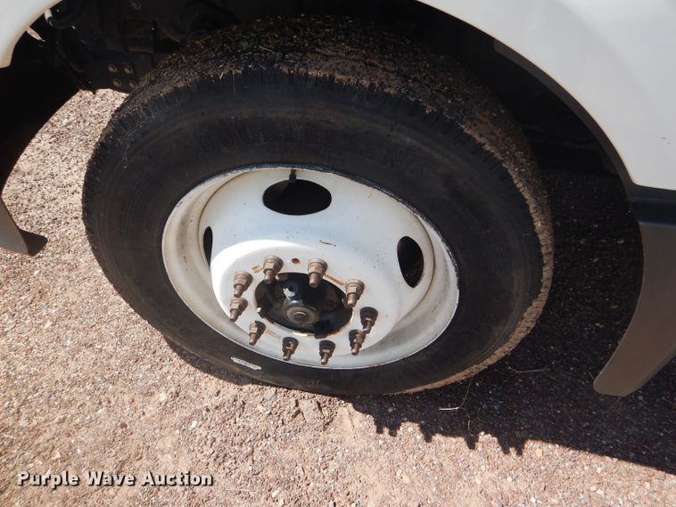 image for item FY9686 2012 International TerraStar Crew Cab flatbed truck