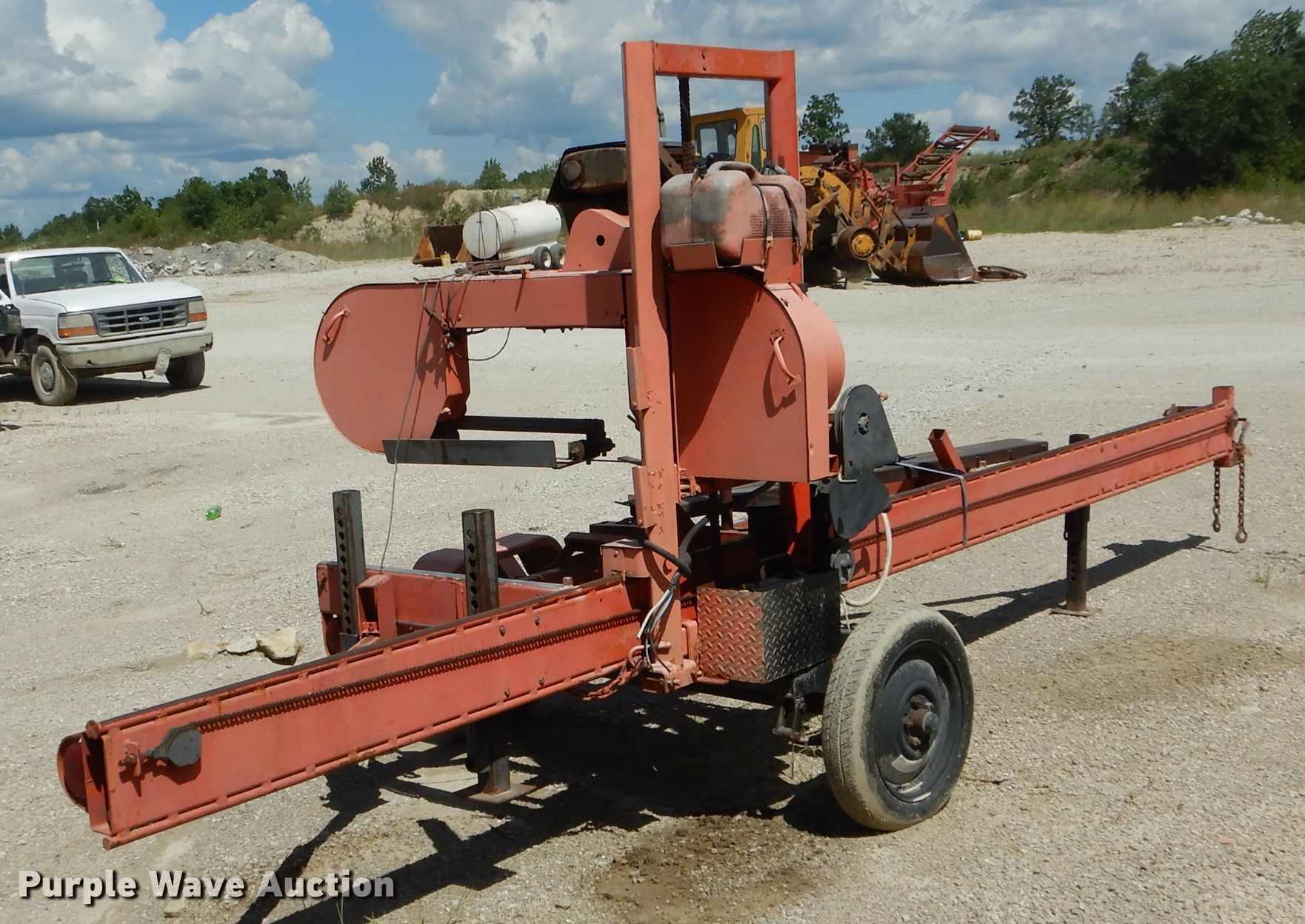 Woodmizer LT30 sawmill in Milan, MO Item DH6021 sold Purple Wave