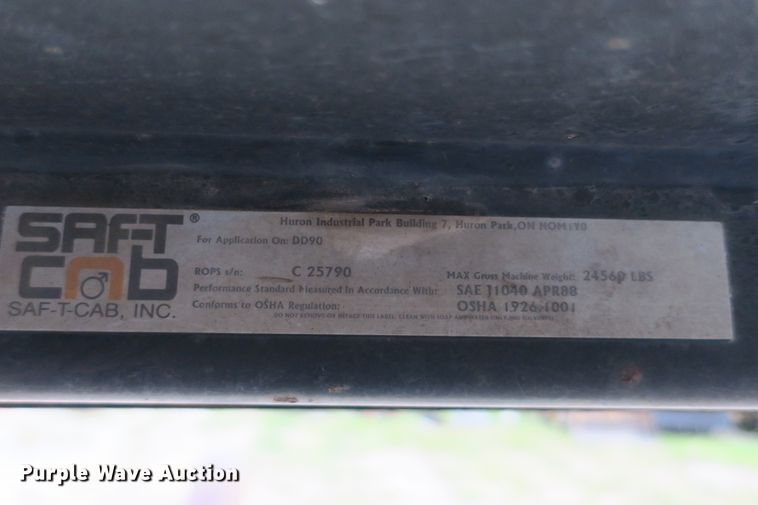 image for item DB10219 1998 Ingersoll Rand DD-90 double drum vibratory roller