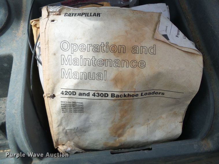 image for item DC5070 2002 Caterpillar 420D backhoe