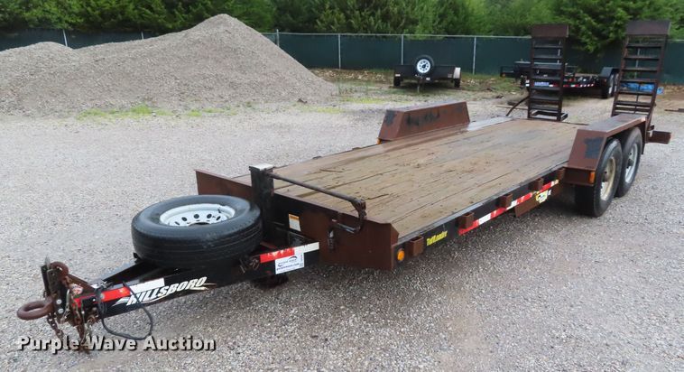 image for item DD6381 2008 Hillsboro S420-2X-BT equipment trailer