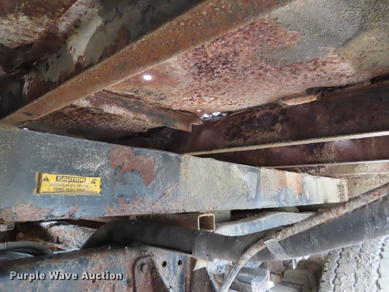 image for item DD6383 1990 Ford F450 Super Duty flat dump bed truck