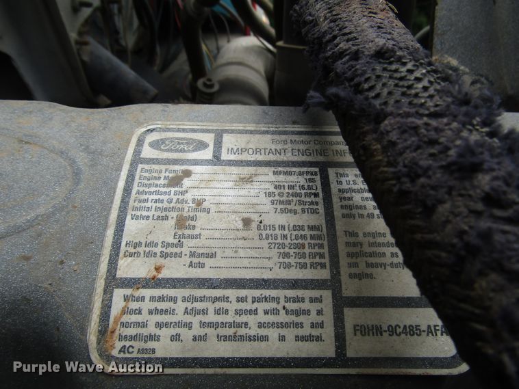 image for item DG1360 1991 Ford F800 digger derrick truck