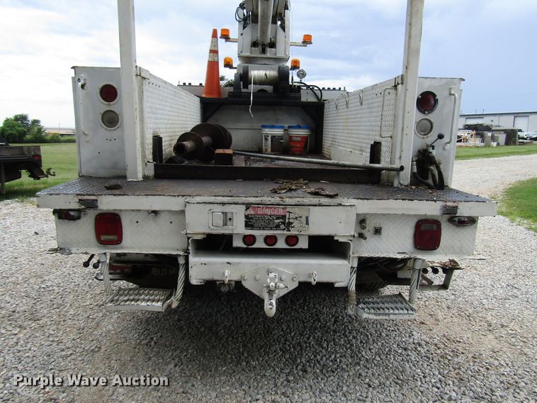 image for item DG1360 1991 Ford F800 digger derrick truck