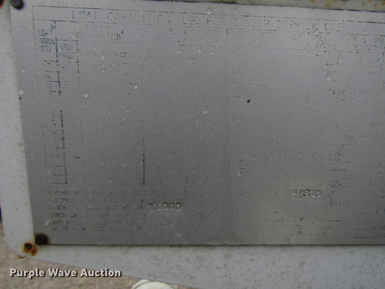 image for item DG1361 2004 Ford F750 Super Duty digger derrick truck