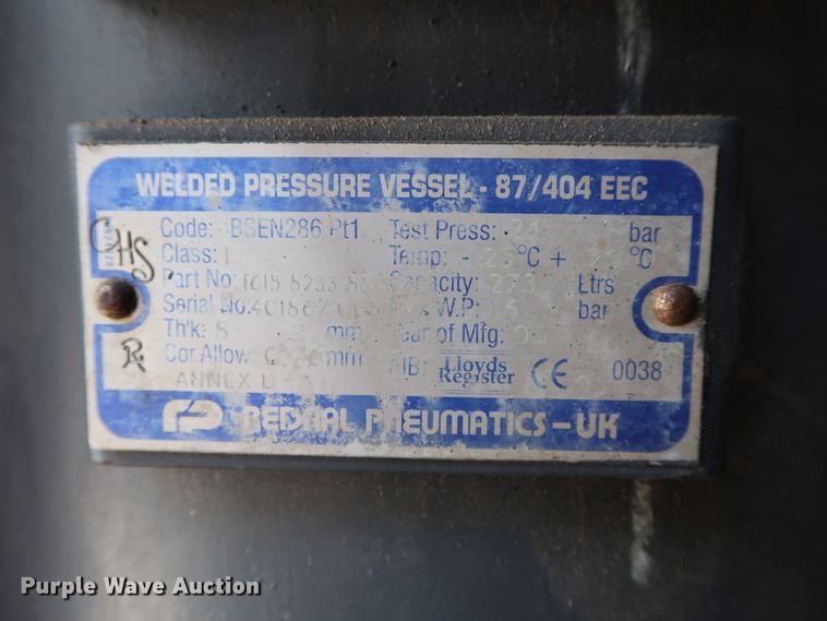 image for item DG4079 2005 Atlas Copco XASE1600 air compressor