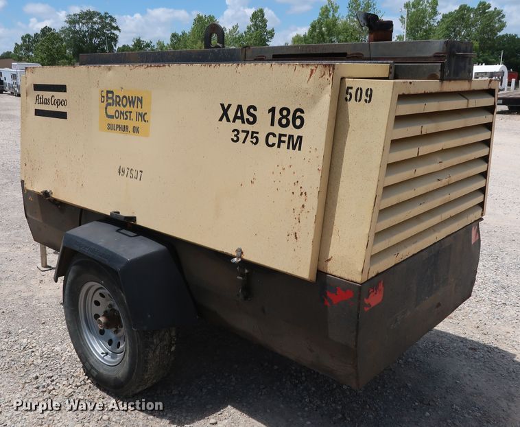 image for item DG4082 2003 Atlas Copco XAS186 air compressor