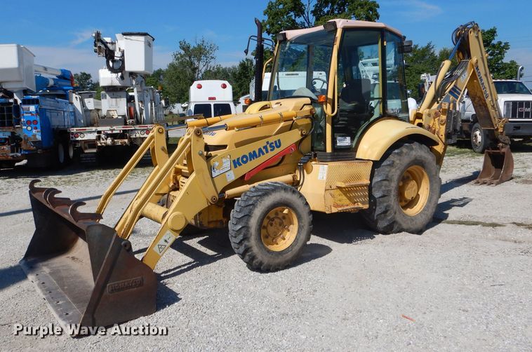 image for item DH6049 2003 Komatsu WB140-2N backhoe
