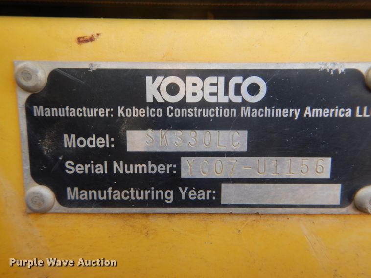 image for item DI2265 2005 Kobelco SK330LC excavator