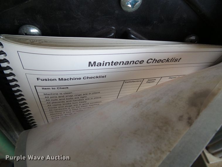 image for item EQ9166 McElroy 800207 fusion machine