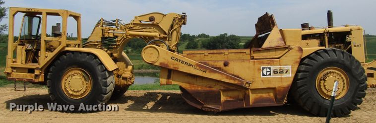 image for item EU9743 1969 Caterpillar 627 conventional scraper